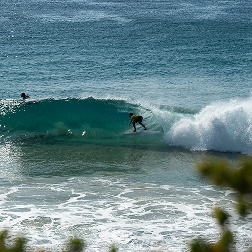 Surfing in Mozambique